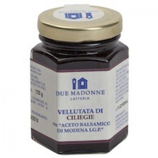 Vellutata di ciliegie e Aceto Balsamico di Modena  I.G.P.
